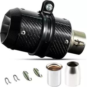 모터사이클 배기 슬립온 머플러 머플러의 탄소 섬유 슬립 Z900 GSXR750 CBR650 등에 적합 완전한 액세서리