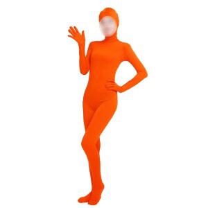 샤닝스타 여자 풀바디 오픈 페이스 스판덱스 유니타드 마스크 젠타이 코스튬 바디수트