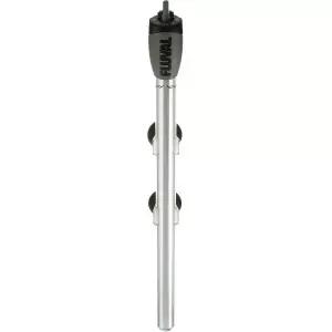 플루발 M 50와트 잠수식 수족관 히터 - 최대 15갤런의 담수 및 염수 탱크를 위한 미러 기술로 작고 신뢰할