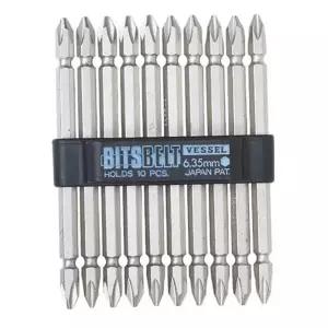 [셀러에이드]베셀 드라이버 비트 110mm 십자드라이버 10p 드라이버비트