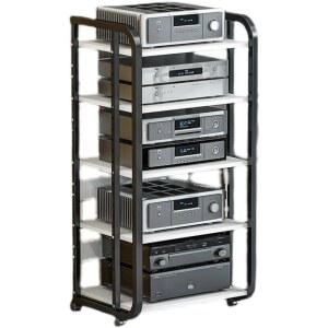 거치대 4단 오디오랙 화이트 선반 A 스피커 번째 레이어 보관