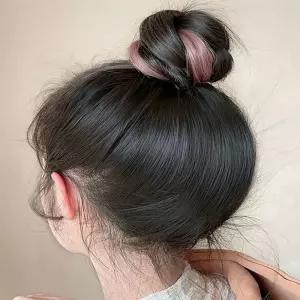 여성 5컬러 청순 러블리무드 똥머리가발 인조부분가발 IKs6+2Caj