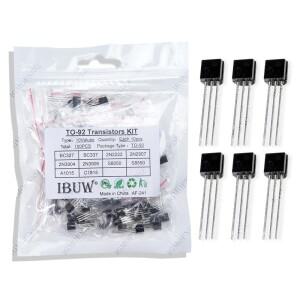 100 트랜지스터 세트 팩 키트 (TO-92)  BC337  2N2222  2N2907  2N3904  S8050  A1015  C1815  개 값