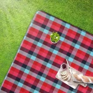 캠핑 체크 돗자리(150x200cm) 나들이 폴딩돗자리