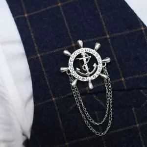 정장 앵카 브로치 액세서리 큐빅 체인 부토니에 waj6+4rKZ