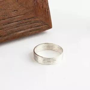 레이어드링 커플 약지 검지 실버링 은가락지 (29987843)