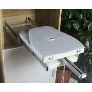 벽걸이 다리미판 접이식 다리미 행거 회전 공간절약 업소용 탄탄한 타워 사각 선반