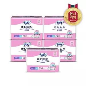 엘지생활건강 쏘피 바디피트 볼록맞춤 대형 16P 5개 총 80입