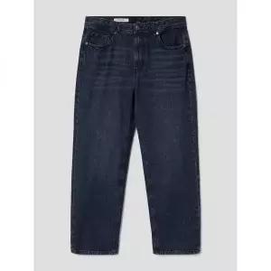 에잇세컨즈 에센셜 루즈테이퍼드핏 데님 팬츠 네이비 417645