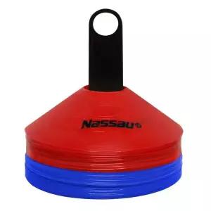 [셀러에이드]낫소 축구 접시콘 세트 40개입 (레드블루) (NZTEC-003) 스포츠 경기