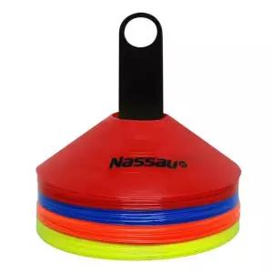 [셀러에이드]낫소 축구 접시콘 세트 40개입 (색상혼합) (NZTEC-001) 스포츠 경기