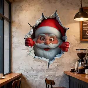 크리스마스 스티커 사슴 트리장식 산타클로스 산타모자