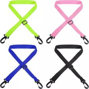 파티킬 스키 부츠 캐리어 스트랩 스 스케이트 블랙 블루 핑크 라이트 그린을 위한 4팩 스노보드 조절