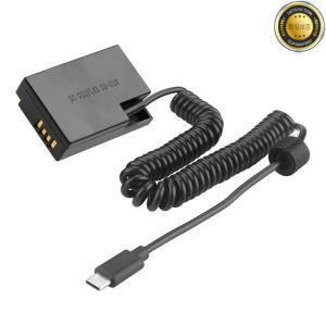 USB Type-C - DR-E18 LP-E17 더미 배터리 Canon EOS 반란군 T6i RP SL2 R8 R10 77D 200D