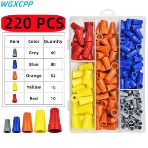 40-220 피스  퀵 커넥터 스프링 캡  케이블 와이어 크림프 엔드 터미널  절연 전기 인서트 스플라이스 스위