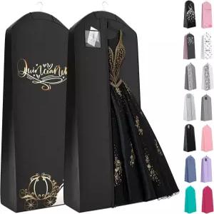 당신의 가방 퀸세나라 드레스 의류 - 가운 걸이나 보관 보존을 위한 퍼피 드레스를 20인치 가셋이 있는