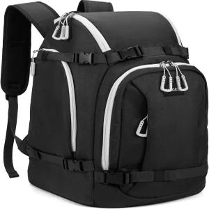 미기 스키 부츠 백팩 스키용 50L 여행 스노보드 및 액세서리 방수 패딩