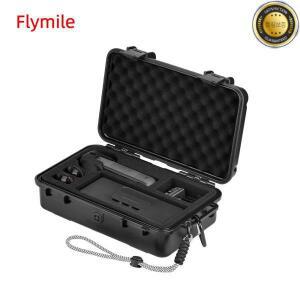 Insta360 X5 카메라 액세서리 용 Flymile 방수 상자 하드 케이스 Carabiner 및 손목 스트랩이있는 여행용