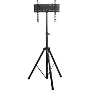 스탠드 삼발이 TV 모니터암 수직 고정식 거치대 화면 생방송 전시