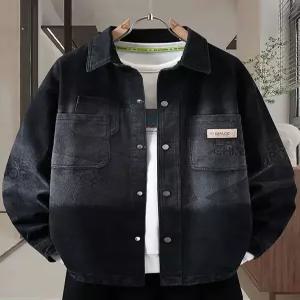 춘추 빈티지 캐주얼 남사친 트렌디 칼라 청자켓 코트 CH3