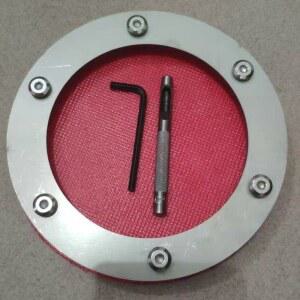 화목난로홀잭 화목난로 캠핑 미니 구멍 방염포 펠렛 화로대