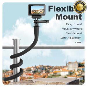 TELESIN 유연한 셀카 스틱 모노포드 삼각대 GoPro insta360용 IPhone 카메라 폰 유니버설용 도구 없이 어디