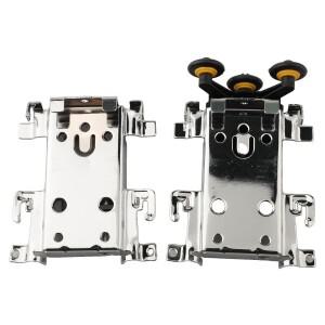 나무 문 롤러 캐비닛 슬라이딩 도어 도르래 가구 캐스터 측면 장착 벽 옷장 휠 하드웨어