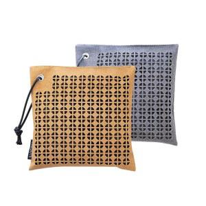 더닷스 자동차 공기청정기 백 가죽 스타일 500g 2개 1kg 활성탄 냄새 제거제 무향 미네랄 크리스탈 및 가정용 흡수제 회색 갈색 DS-PH DS-9Z