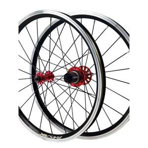 보조바퀴 접이식 휠 406 Mtb 휠셋 9mm 20 20h V 사이클 클린처 림 100mm 산악 부품 451 130mm QR 인치 22 브레이크 24h