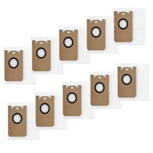 교체용 일회용 먼지 봉투 에어진 Q6 SE / Honuitu 로봇 진공 스테이션 가방 모델 CRV0009 10팩 에만 DS-MS DS-TQ