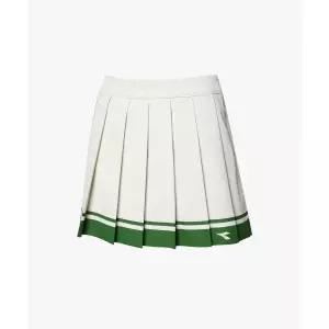 디아도라 diadora 더블 라인 플리츠 스커트 BEIGE D3322TSK43BGS 444351