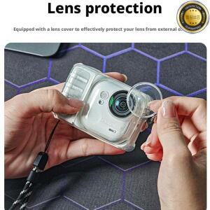 Insta360 Go 용 TPU 울트라 보호 커버 열 방출 안티 드롭 케이스 (렌즈 캡 및 끈 포함) 참신한 카메라 도구
