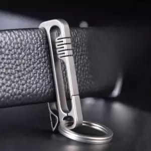 티타늄 벨트 키링 허리띠 키체인 클립 바지 아빠 선물