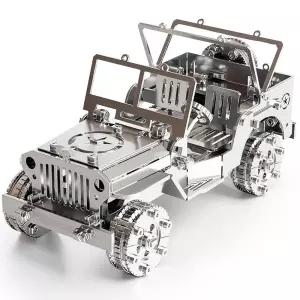 3D 금속 모델 키트 기계식 아이언 블러드 카 3D 금속 퍼즐 스틸 시리즈 DIY 브레인 티저 간단한 3D 퍼즐 홈