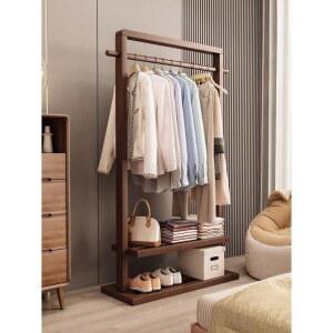 행거 스탠드 옷걸이 수납 원목 인테리어 코너행거 매장 원목색 시스템헹거