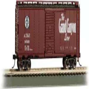 바흐만 인더스트리 40 산타페 지도 박스카 - 그랜드 캐니언 HO 규모 열차