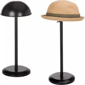 마이기프트 높이 조절 가능한 2개 모자 스탠드 카우보이 선반 홀더 독립형 야구 디스플레이 가발 헬멧