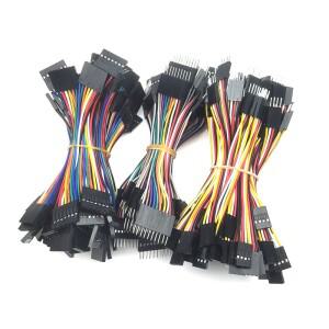10피스 2.54MM 피치  라인 여성/남성 2P 3 4 5 6 7 8 9 10 핀 케이블 커넥터 점퍼 와이어 10cm/20cm/30cm