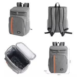 쿨러백 보온보냉 백팩 아이스백 그레이 보냉백 야외 보관 18L