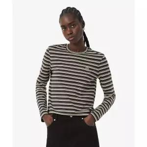 [국내매장정품] 라코스테 LACOSTE 여성 멀티 스트라이프 긴팔 티셔츠 TF7573-56G 4BV TF7573-56G4BV 203310