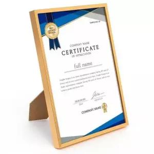 스탠드형 자격증 수료증 졸업장 상장 액자 a4