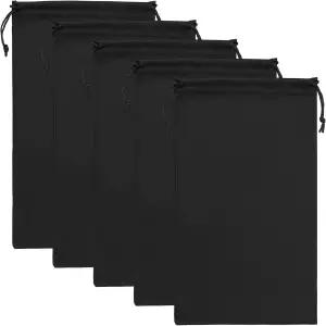 파티킬 스키 고글 백 마이크로파이버 선글라스 파우치 드로스트링 스노우 보호 보관 카메라 렌즈 안경