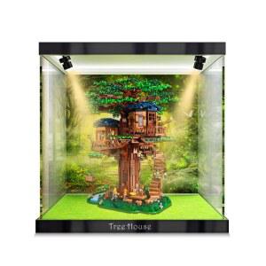 장식장 릴 진열장 투명 피규어 보관함 블랙 쇼케이스 전시장 케이스 45x45x45cm 3mm두께 베이스