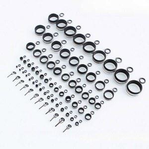 낚시대 가이드링 원투 초릿대 튜닝 캡 1 가이드 수리 낚시 10MM 탑 실버25팩 0 부품