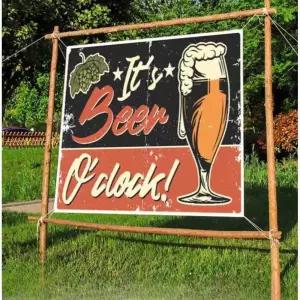 술집 펍 꾸미기 패브릭 벽면 포스터 레트로 빈티지 현수막 가림막