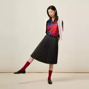 [백화점정품] 26년NEW 빈폴레이디스 빈폴 BEANPOLE 아코디언 플리츠 스커트 그레이 (BF5227C054)