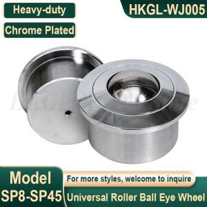 1피스 헤비 듀티 범용 롤러 볼 아이 휠 베어링 전송 캐스터 라운드 SP8/12/15/22/25/30