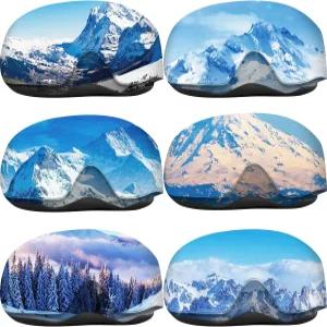 여행 보관용 하울 6개 스키 스노보드 고글 커버 프로텍터 극세사 보호 슬리브 케이스