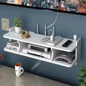 TV선반 셋톱박스 브라켓 셋탑박스 공유기 모니터 수납 라우터 선정리