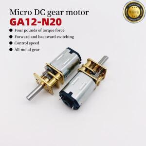 GA12-N20 DC 3V 6V 12V 마이크로 메탈 기어 모터 휠 30RPM